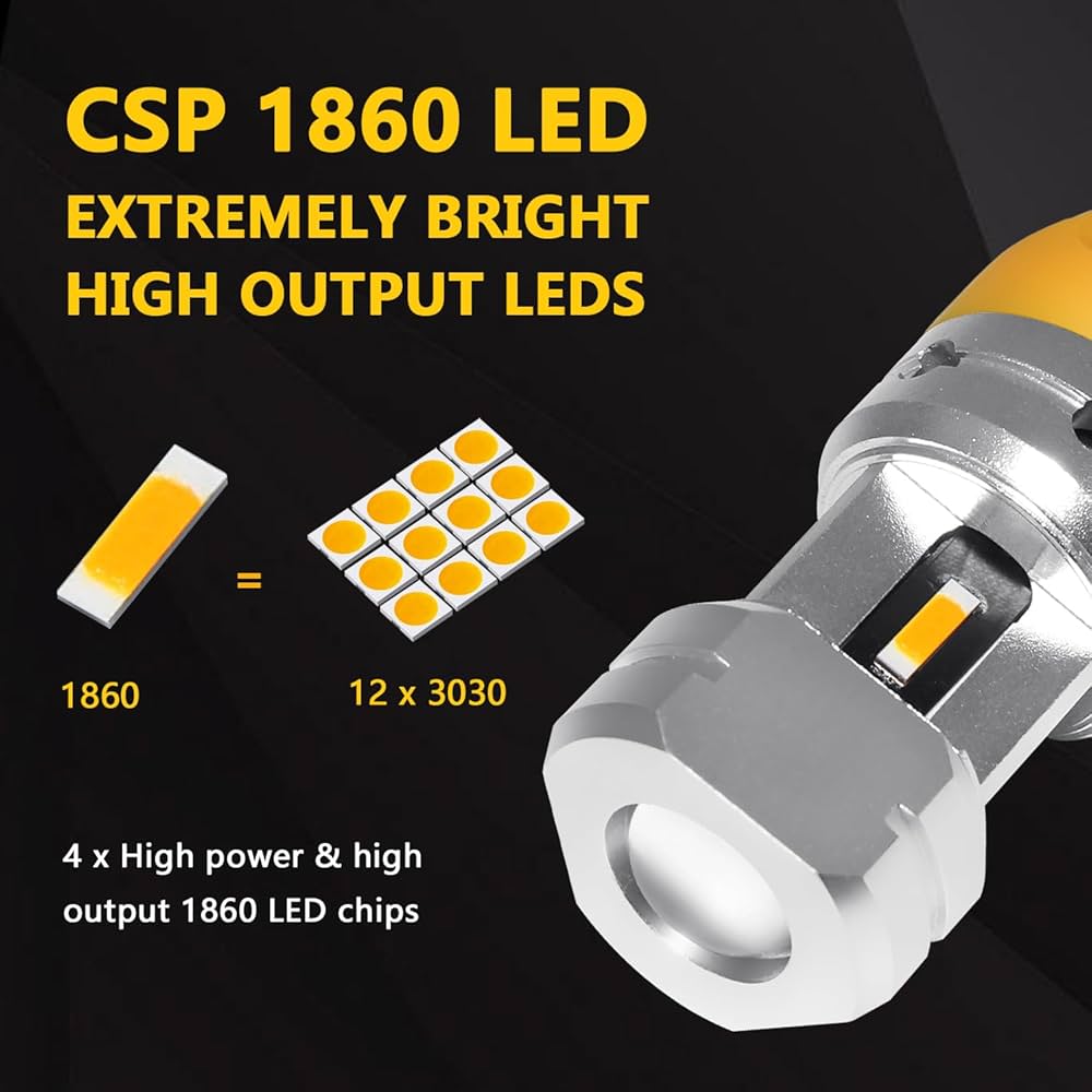 Amazon.com: PHINLION 7443 7444 LED Turn Signal Light Bulb